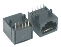 网络插座，10P10CRJ45连接器全塑无边(TM-56A0011S)